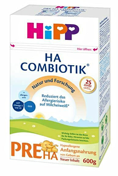 HiPP HA Pre Combiotic Formula, 36 boxes