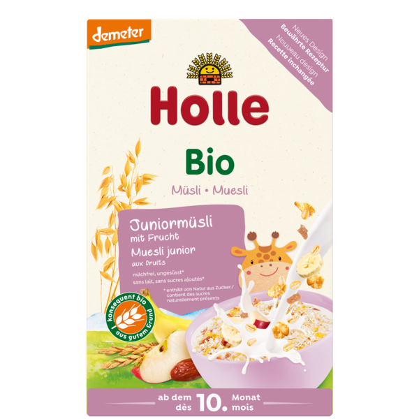 Holle Organic Junior Muesli Multigrain Porridge with Fruits