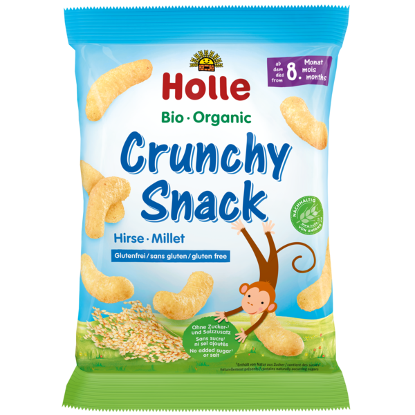 Holle Organic Millet Crunchy Snacks Puffs