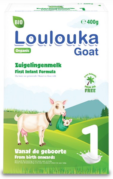 Loulouka Organic Goat Milk Formula Stage 1 From Birth  Onwards 400g