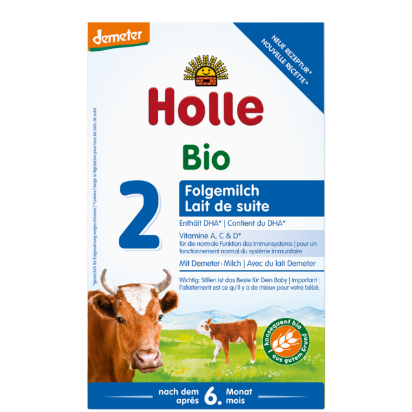 Holle Cow Organic Milk Formula Stage 2, 6 Boxes
