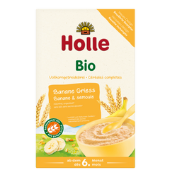 Holle Organic Semolina Cereal with Banana