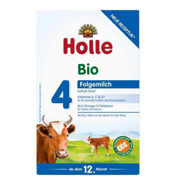 New Holle cow milk formula stage 4 12 months on