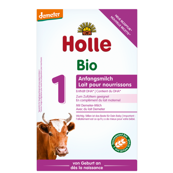 Holle Cow Organic Milk Formula Stage 1, 6 Boxes