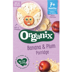New Organix Banana & Plum porridge 200g 7+ months