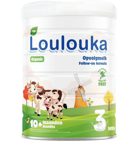Loulouka Stage 3 Organic (Bio) Follow-on Milk, 10 cans